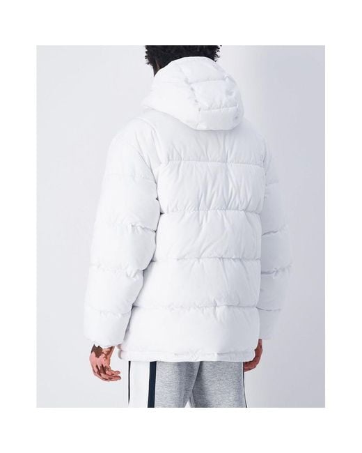 Champion White Polyester Jacket for men