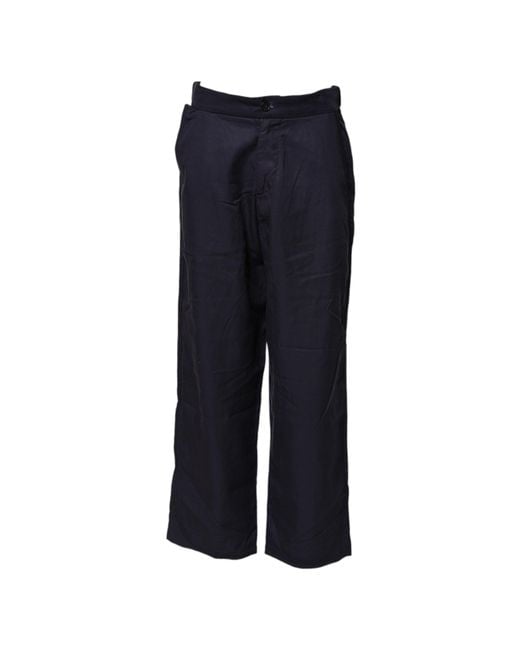 Levi's Navy Blue Straight High Waist Chino Casual Trouser Pants