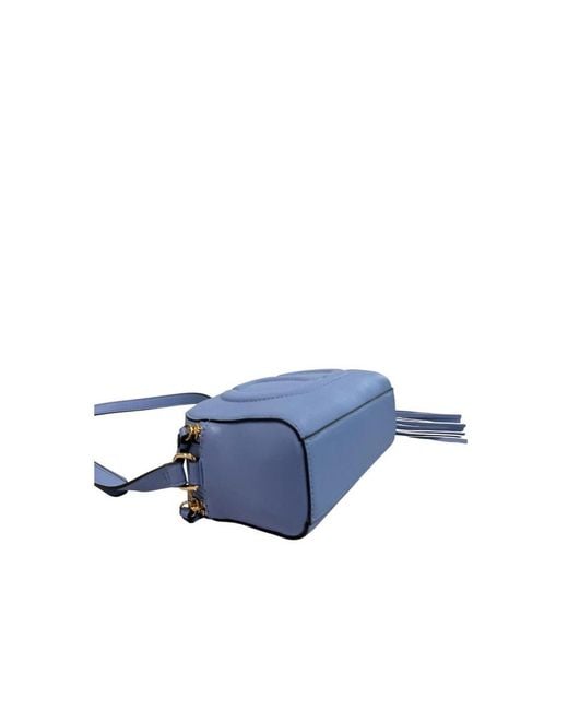 Twinset Blue Pu Crossbody