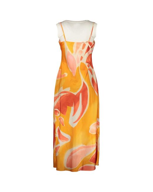 Desigual Orange Polyester Dress