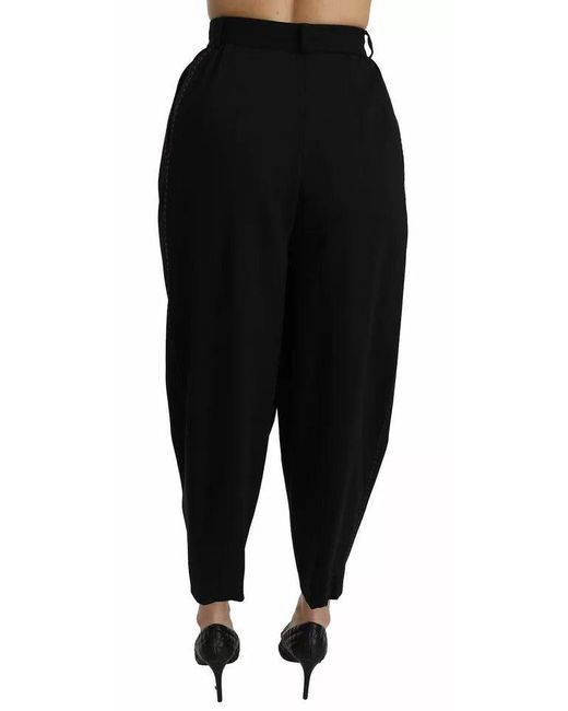 Dolce & Gabbana Black Cropped Trousers