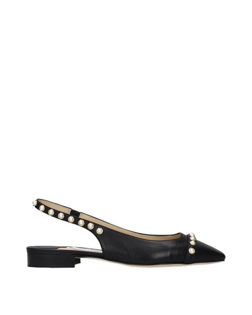 Jimmy Choo Black Leather Sandals