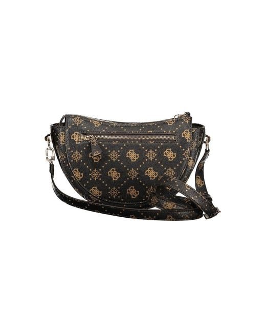 Guess Brown Marrone Poliuretano Handbag