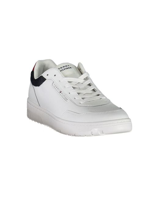 Tommy Hilfiger White Leather Sneaker for men