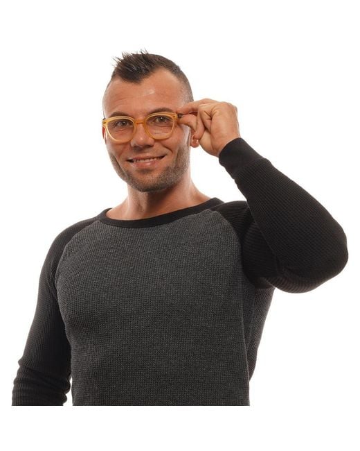 Zegna Metallic Metal & Plastic Glasses (Frames) for men