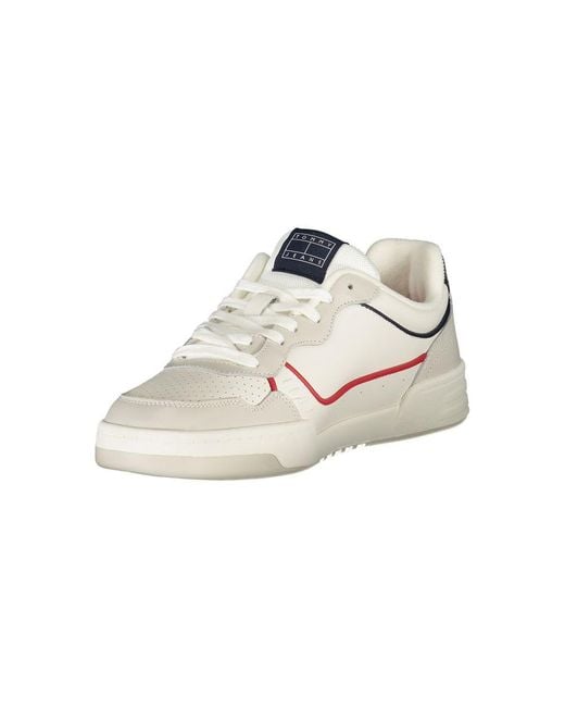 Tommy Hilfiger White Leather Sneaker for men