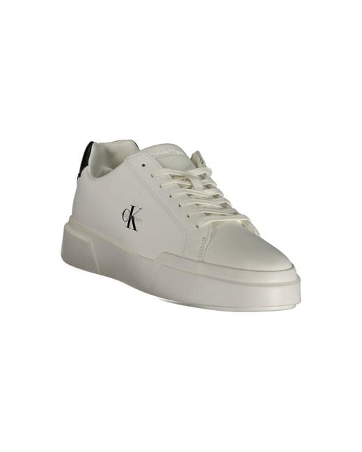 Calvin Klein Multicolor White Polyurethane 's Sneaker