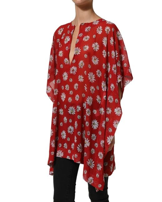 Dolce & Gabbana Red Floral V
