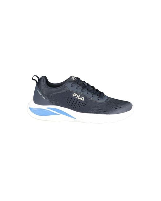 Fila Blue Blu Polyurethane Men's Sneaker for men