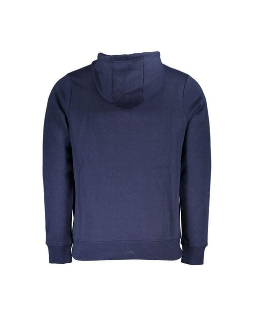 Norway 1963 Blue Cotton Men's Sweatshirt With Hood for men