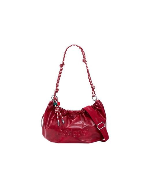 Desigual Red Polyester Handbag
