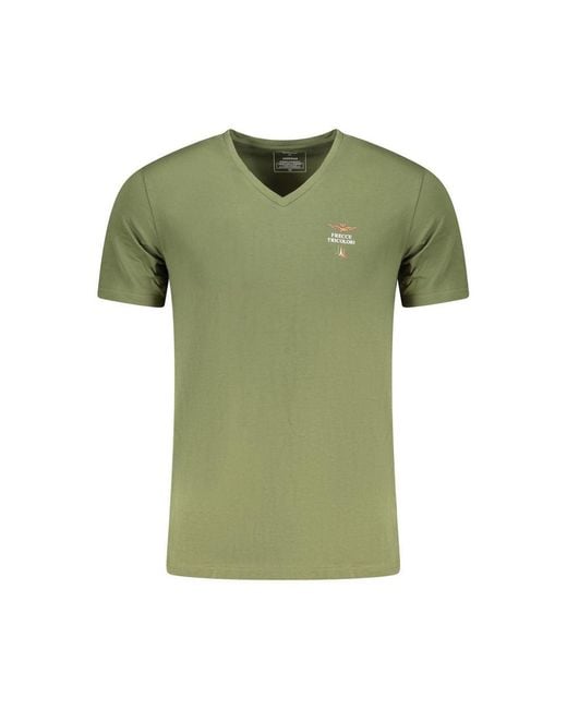 Aeronautica Militare Green Cotton Underwear Shirt for men