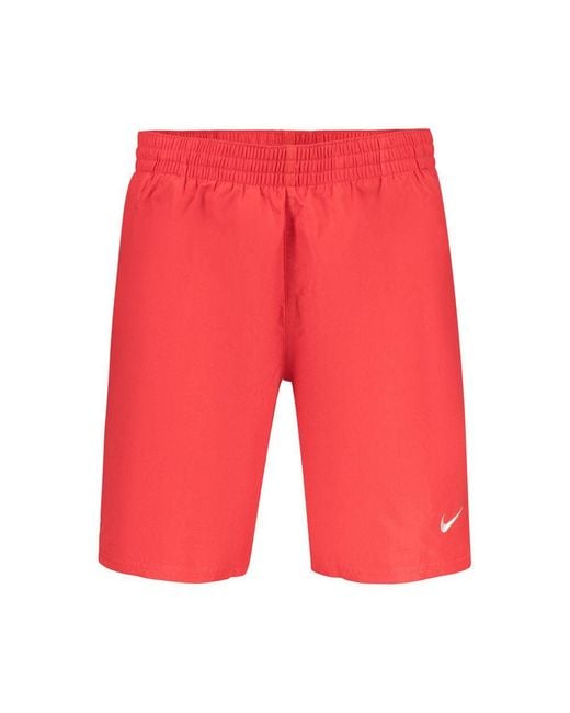 Nike Red Rosso Polyester Mens Boxer for men