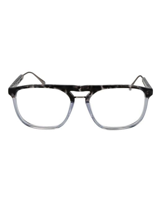 Sandro Brown Gray Acetate & Metal Glasses (frames) for men