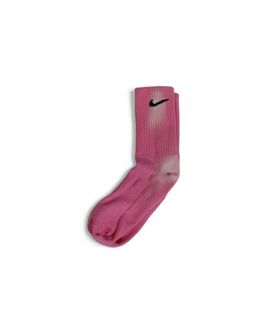 Nike Pink Cotton Socks for men