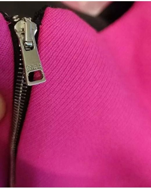 Dolce & Gabbana Pink Sleeveless Bodycon A