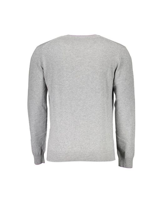 Harmont & Blaine Gray Grigio Wool Mens Sweater for men