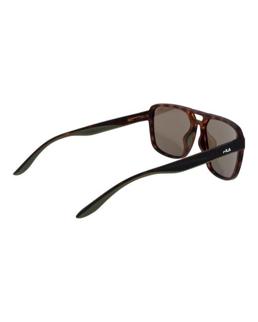 Fila Brown Plastic Sunglasses for men