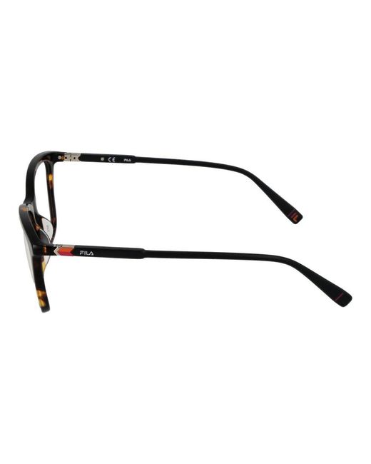 Fila Black Brown Cellulose Acetate Glasses (frames) for men