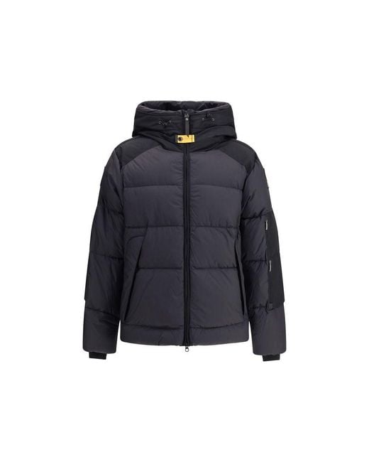 Parajumpers Blue Tyrik Hooded Down Jacket for men