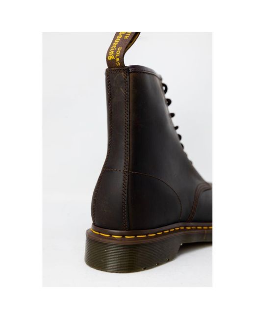 Dr. Martens Black Brown Leather Boot for men