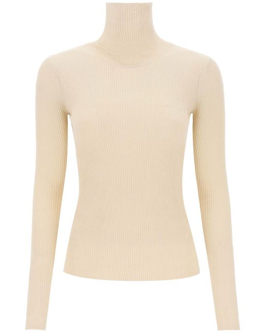 By Malene Birger White Ronella Lyocell Knit Top