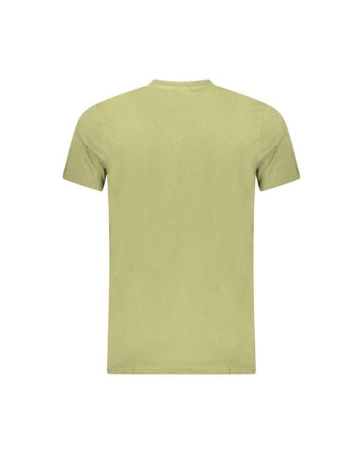 Roberto Cavalli Green Logo Tee for men