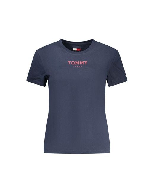 Tommy Hilfiger Blue Cotton T