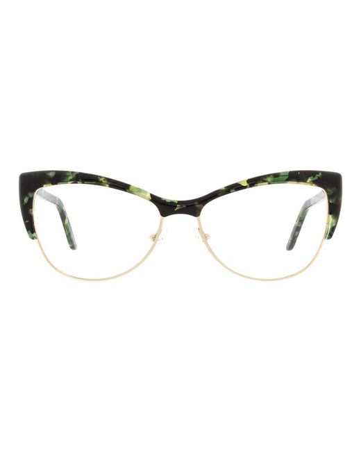 Andy Wolf Brown Bicolor Acetate & Metal Glasses (frames)
