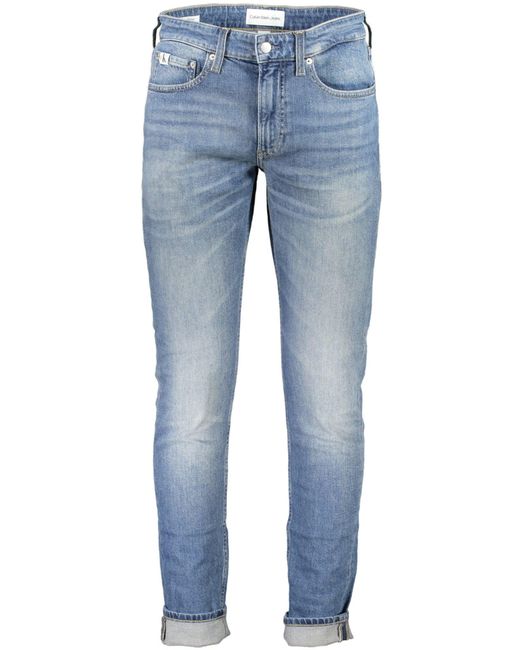 Calvin Klein Blue Cotton Jeans & Pant for men