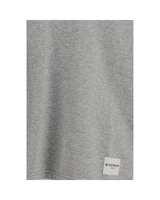 Givenchy Gray Cotton Sweatshirt for men