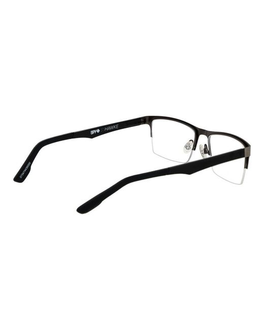 Spy Black Gray Plastic Glasses (frames) for men