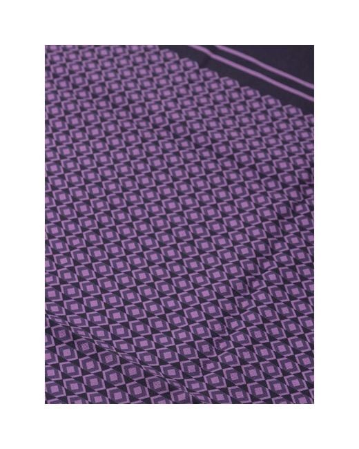 Dolce & Gabbana Purple Silk Pocket Square for men