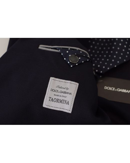 Dolce & Gabbana Blue Elegant Single-Breasted Blazer for men