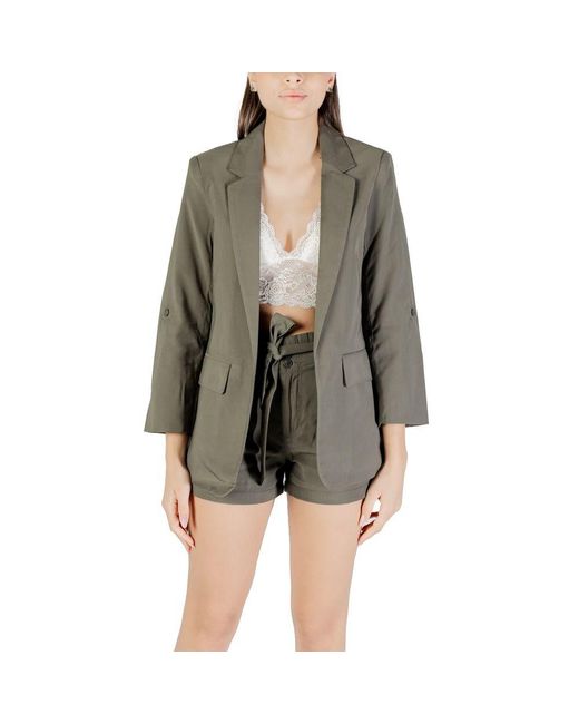ONLY Green Viscose Blazer