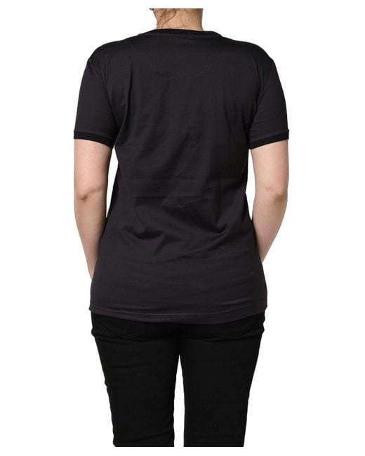 Dolce & Gabbana Black #iamachristmastree Print Cotton T