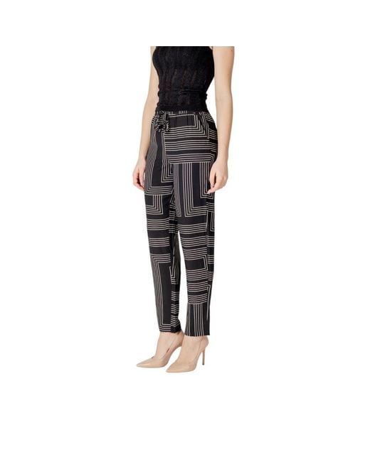Jacqueline De Yong Black Viscose Pant