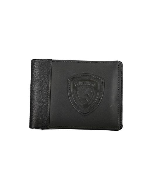 Blauer Black Leather Wallet for men