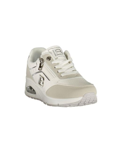 Laura Biagiotti White Bianco Poliestere Sneaker