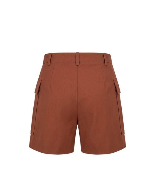 Trussardi Brown Viscose Shorts