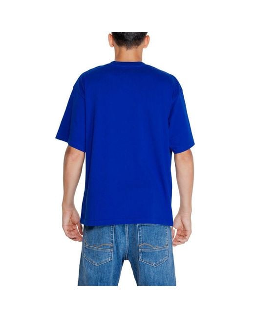 Replay Blue Cotton T for men