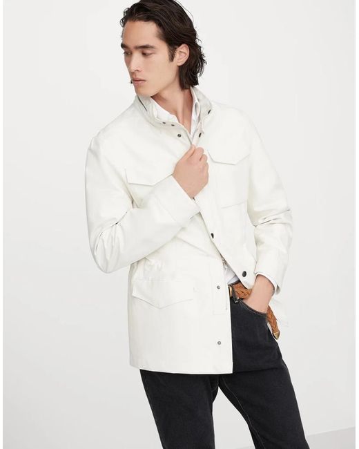Brunello Cucinelli White Beige Linen Full for men