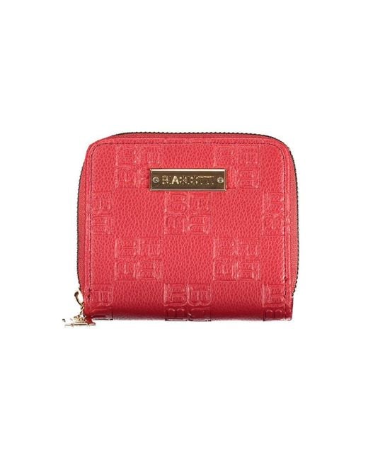 Laura Biagiotti Red Polyurethane Wallet