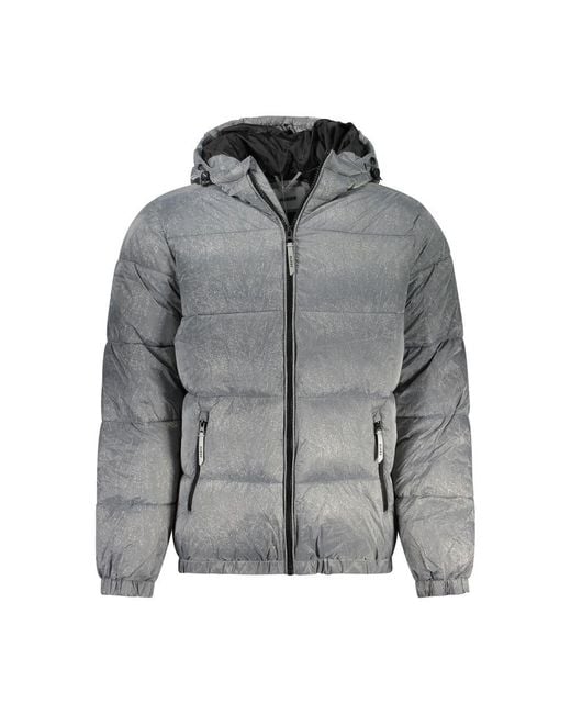 Guess Gray Winter Jackets for men