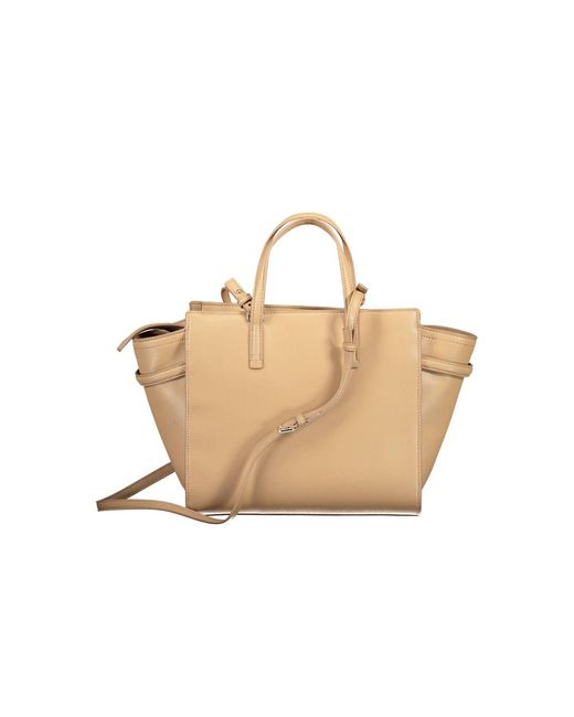 Calvin Klein Natural Polyester Handbag