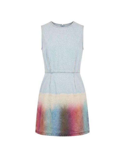Trussardi Blue Cotton Dress