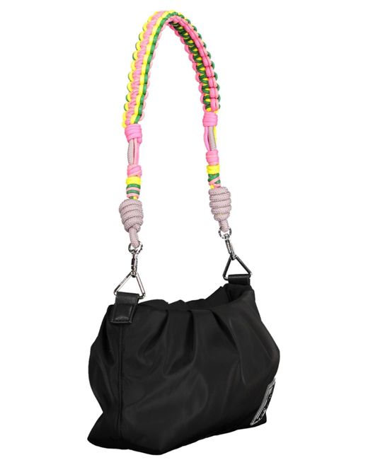 Desigual Black Chic Contrast Detail Handbag