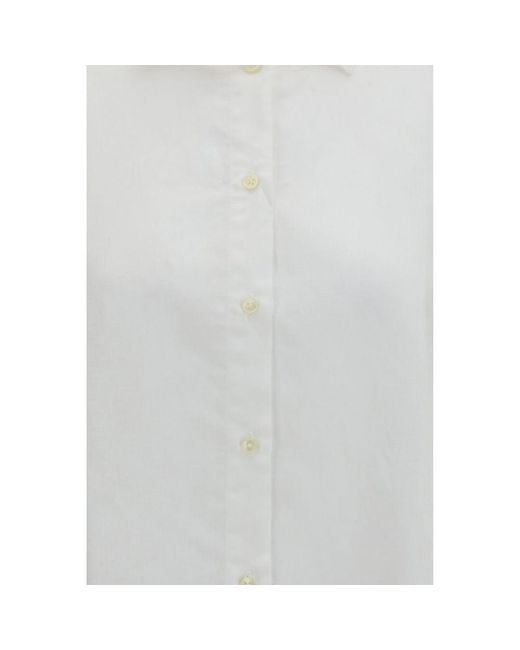 Deperlu White Linen Shirt