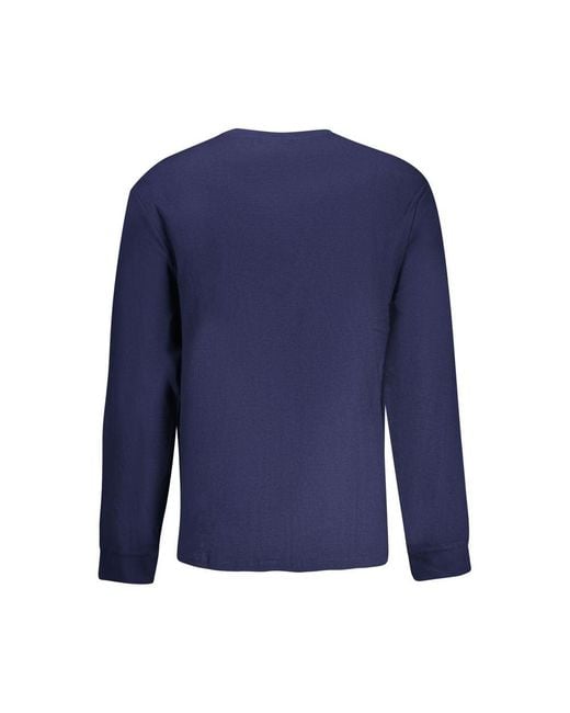 Calvin Klein Blue Cotton Sweater for men