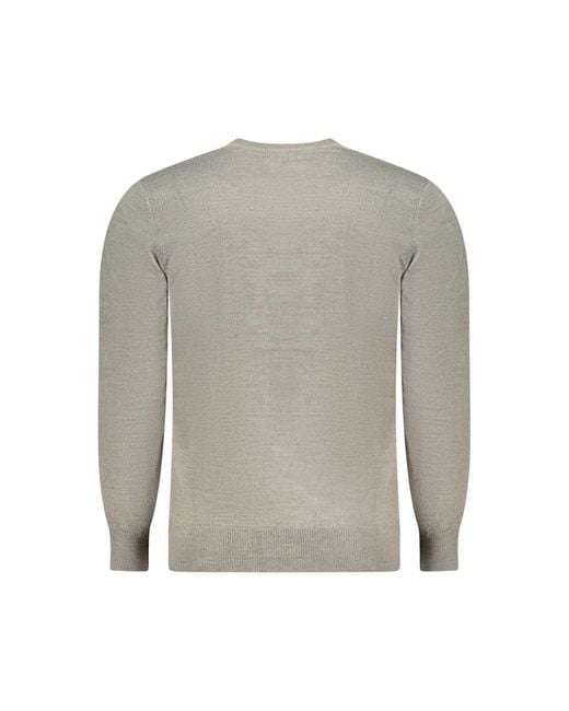 North Sails Gray Acrylic Men Sweater for men